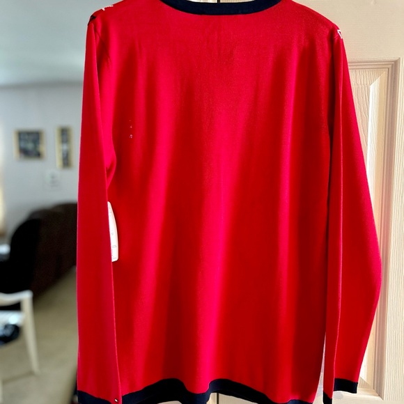 Tommy Hilfiger Argyle V-Neck Sweater - Picture 3 of 3